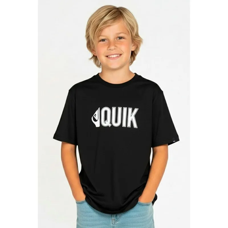 Camiseta Quiksilver M/C High Quik Kd Preto-Preto-6