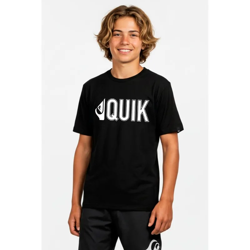 Camiseta Quiksilver M/C High Quik Tn Preto -Preto-14