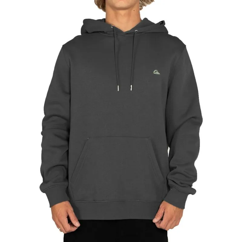 Moletom Canguru Quiksilver Embroidery Preto