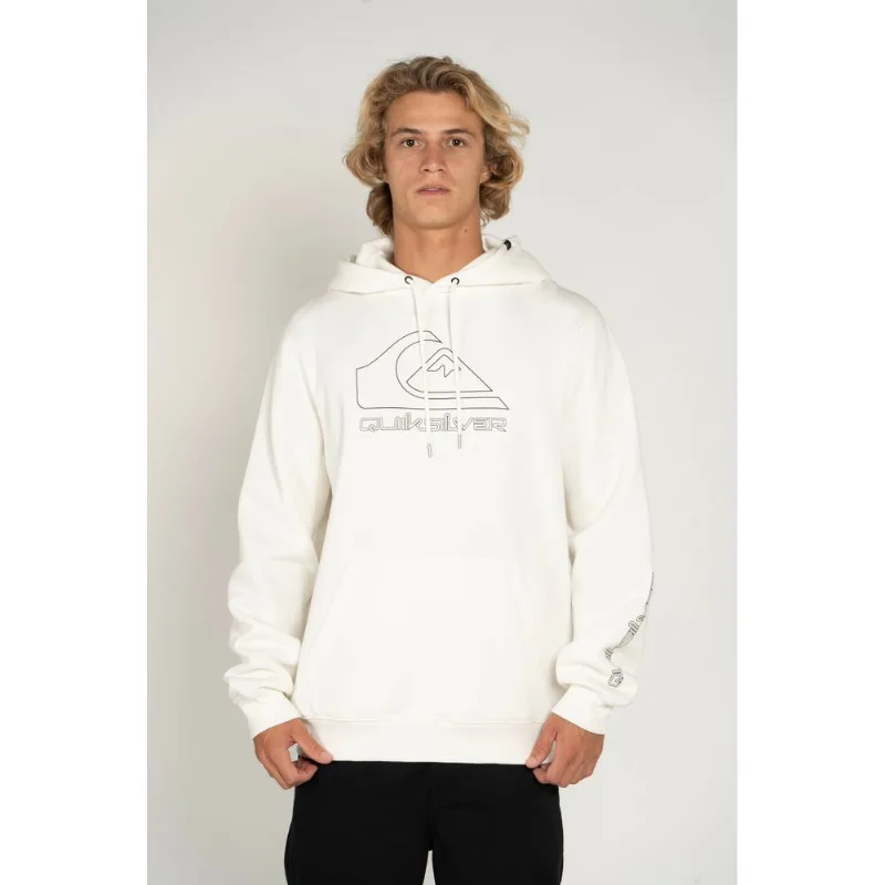 Moletom Quiksilver Fech New Tour Branco-Branco-P