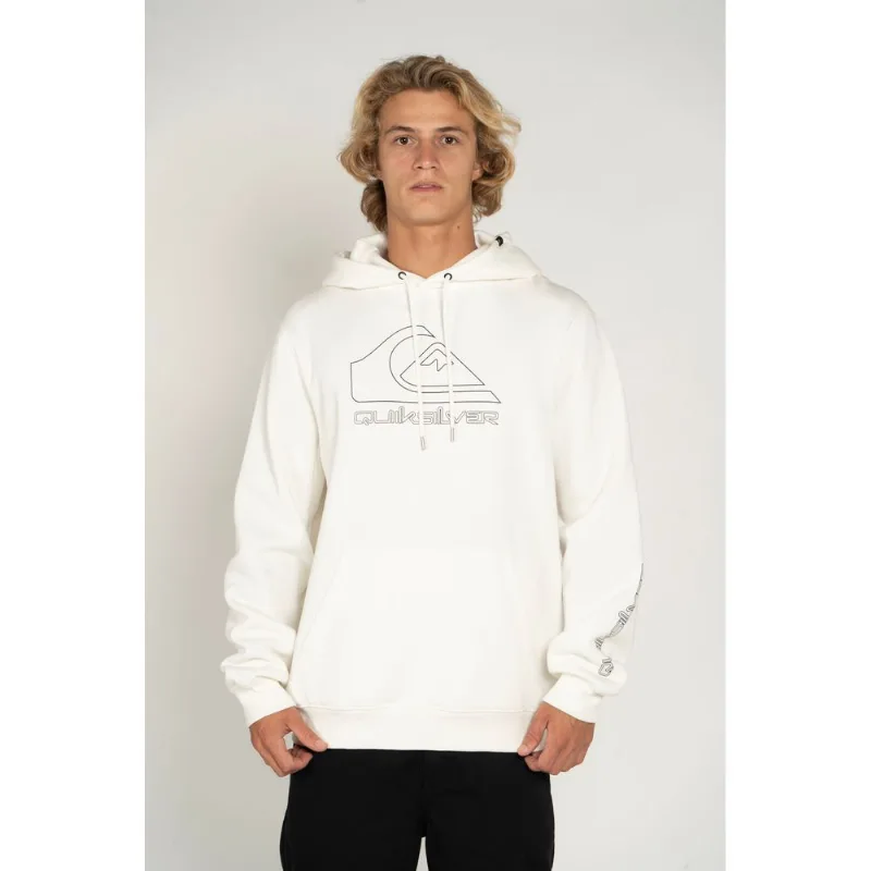 Moletom Quiksilver Fech New Tour Branco-Branco-GG