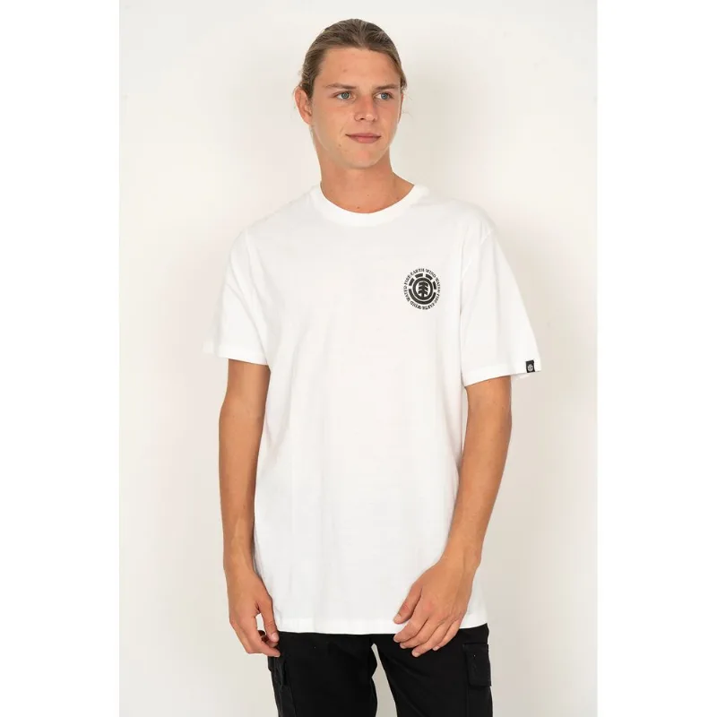 Camiseta Element M/C Seal Bp Branco-Branco-P