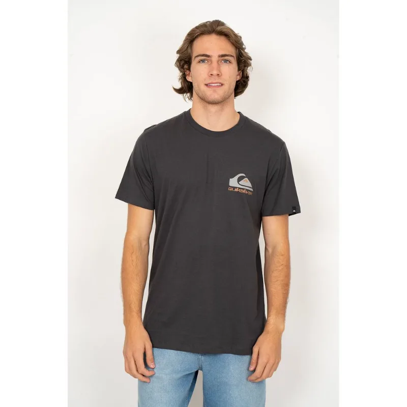 Camiseta Quiksilver M/C Omni Logo Cinza Escuro G