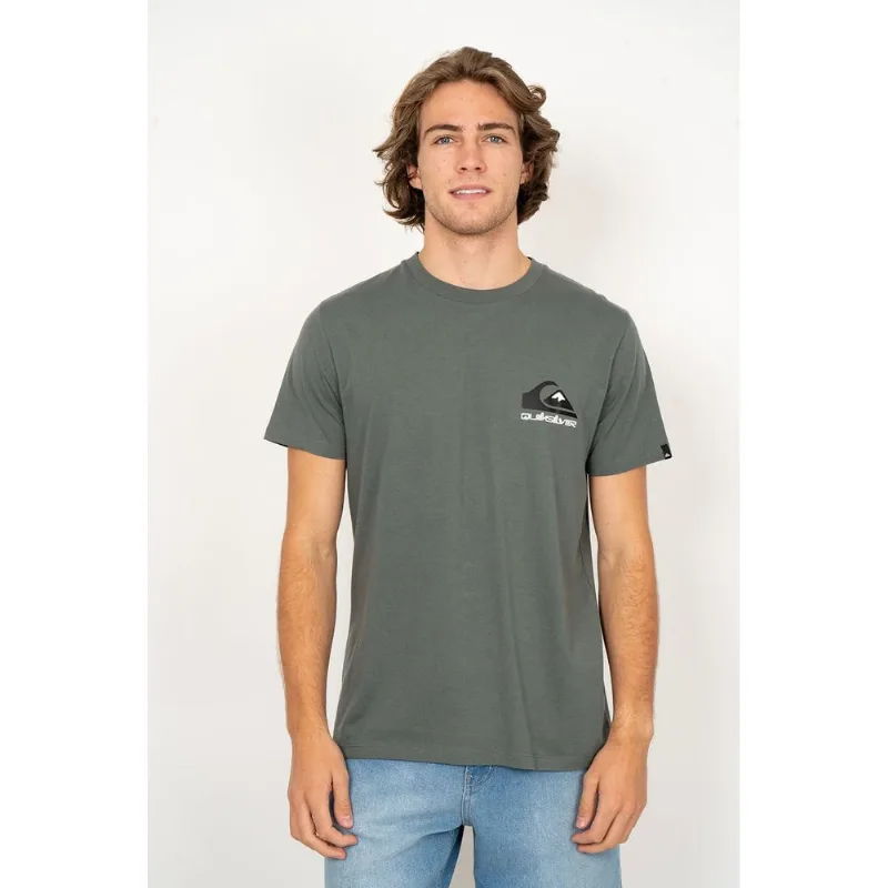 Camiseta Quiksilver M/C Omni Logo Verde Escuro-VERDE ESCURO-M