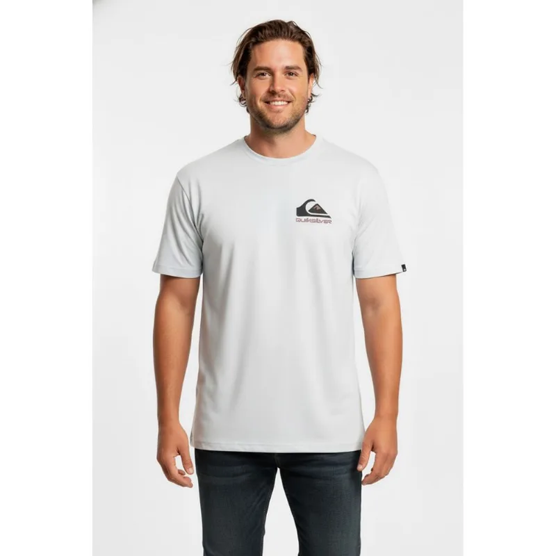 Camiseta Quiksilver M/C Omni Logo Ps Branco-Branco-G2