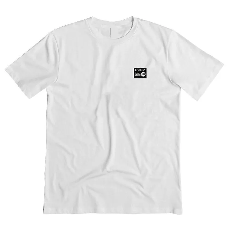 Camiseta RVCA Anp Label SM26 Masculina Branco P / branco
