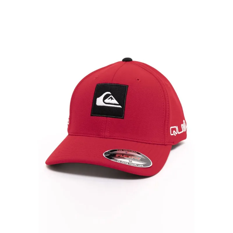 Boné Quiksilver Emb Square Red M