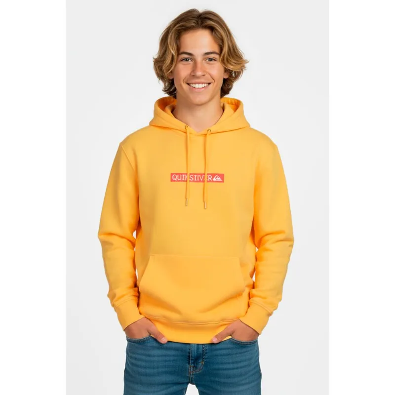 Moletom Quiksilver Fech Clicker Logo Dna Tn Amarelo -Amarelo-10