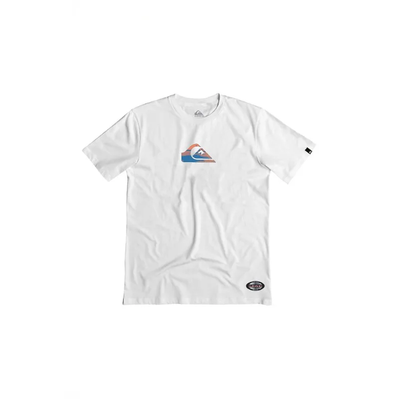 Camiseta Quiksilver M/C Gradient Logo Signature Branco G