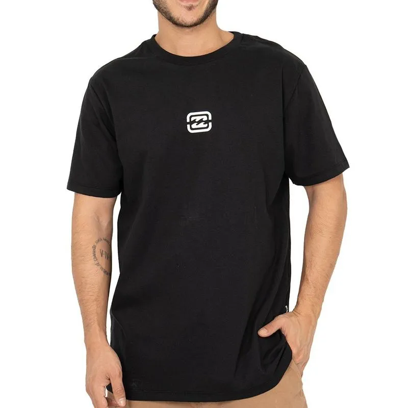 Camiseta Billabong Bracket Wave SM26 Masculina Preto GG / preto