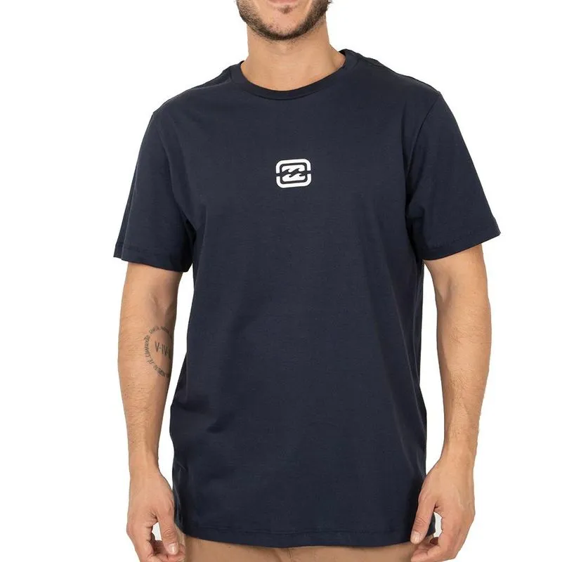 Camiseta Billabong Bracket Wave SM26 Masculina Marinho G / azul-escuro
