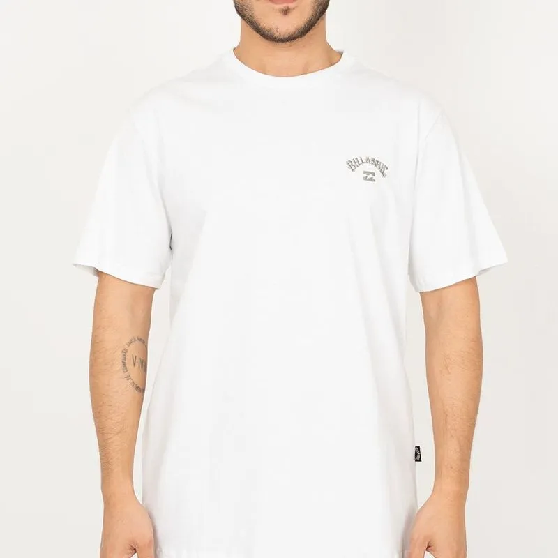 Camiseta Billabong Small Arch SM26 Masculina Branco G / branco
