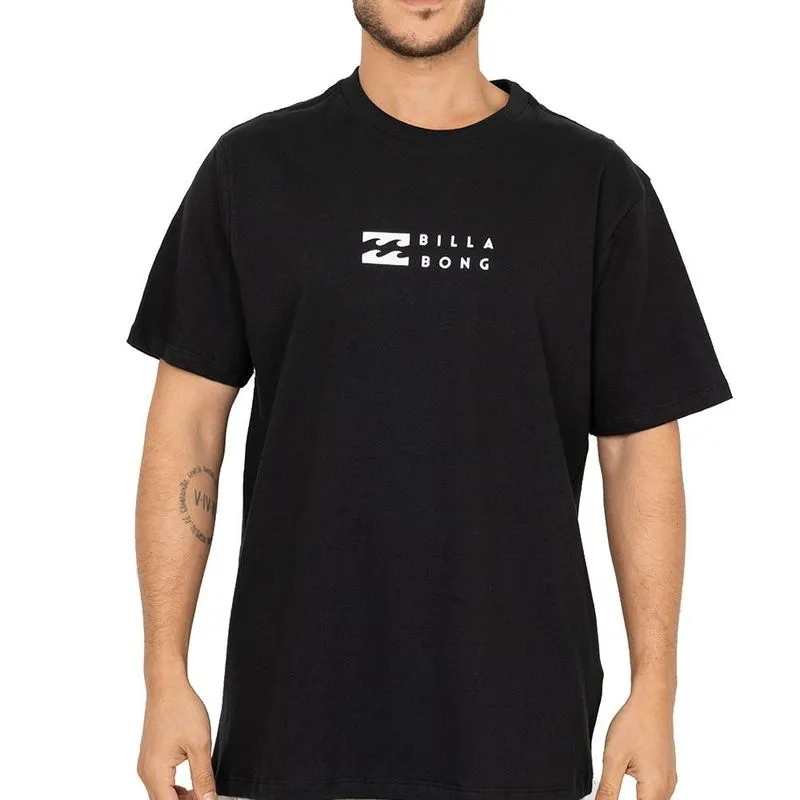 Camiseta Billabong United SM26 Masculina Preto G / preto