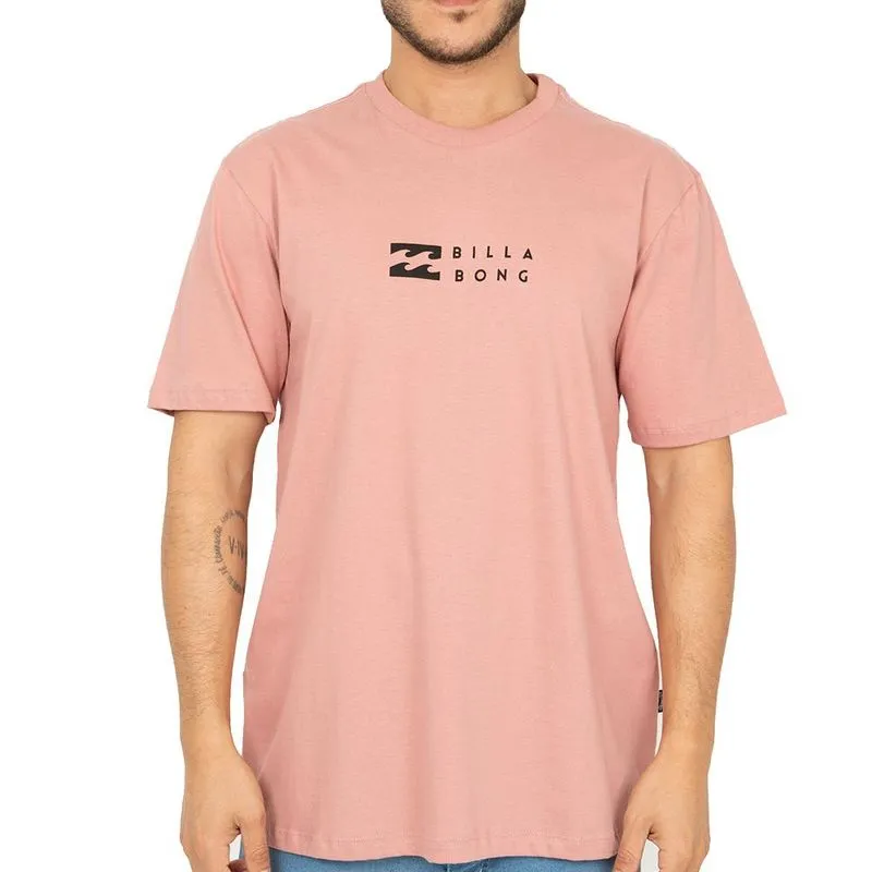 Camiseta Billabong United SM26 Masculina Rosa P / rosa