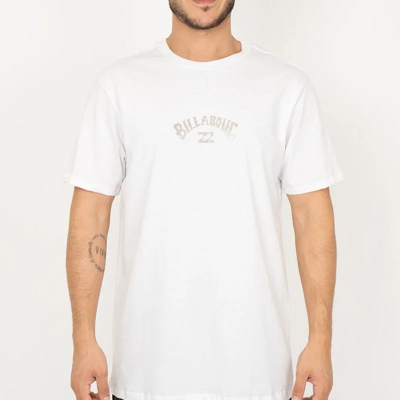 Camiseta Billabong Mid Arch SM26 Masculina Branco G / branco