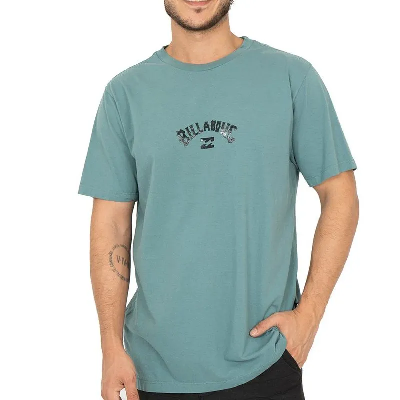 Camiseta Billabong Mid Arch SM26 Masculina Verde G / verde