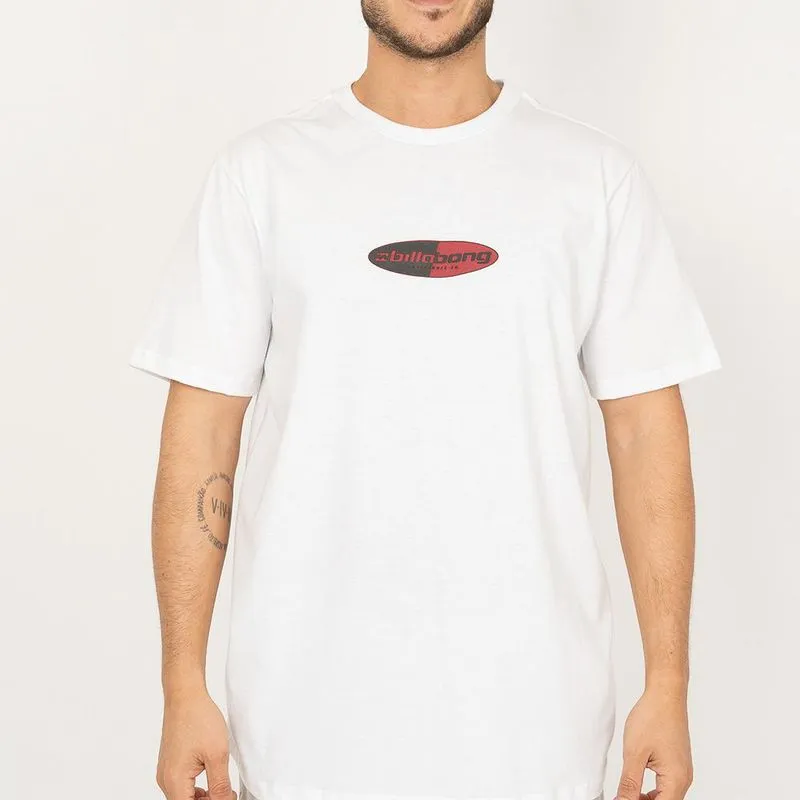 Camiseta Billabong Split Pill SM26 Masculina Branco GG / branco