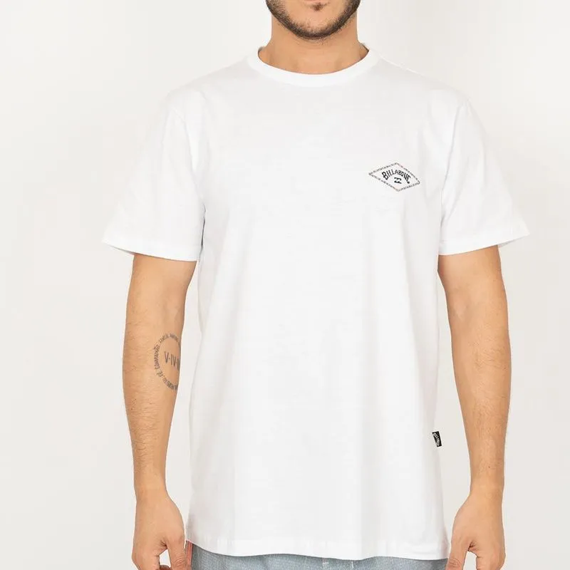 Camiseta Billabong Diamond Arch SM26 Masculina Branco M / branco