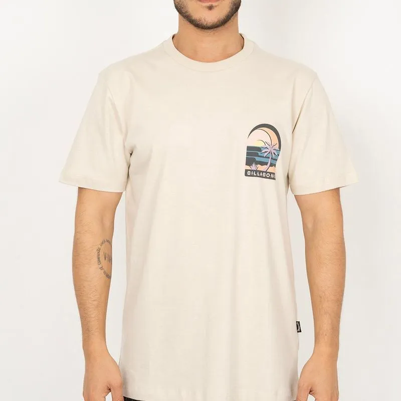 Camiseta Billabong Portal I SM26 Masculina Bege P / begê