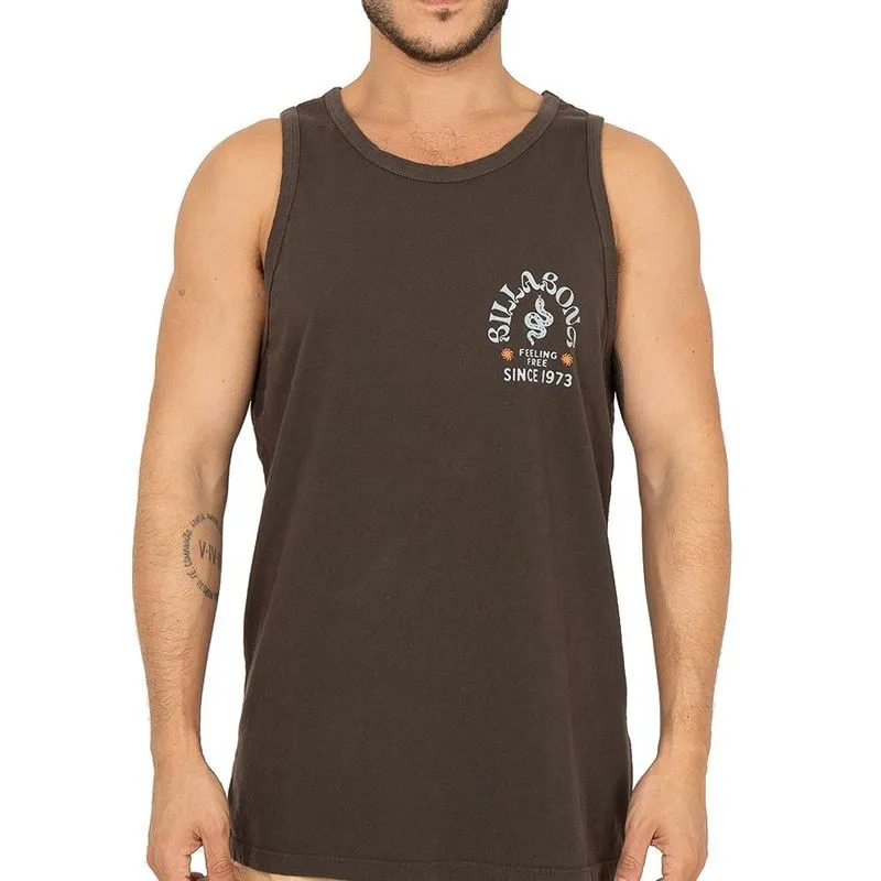Regata Billabong Coiled SM26 Masculina Marrom Escuro GG / marrom