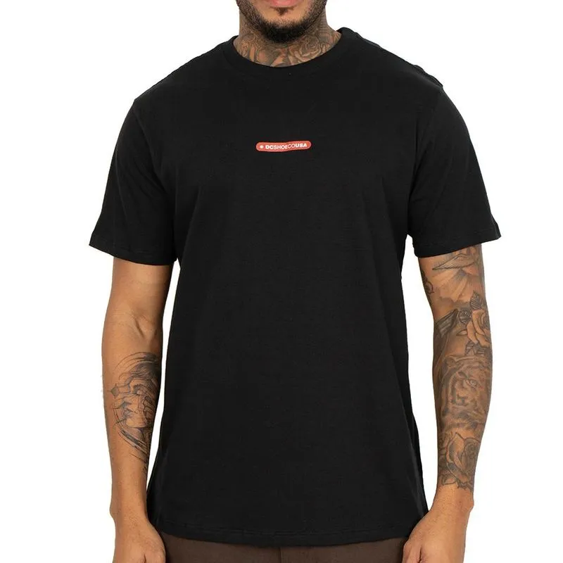 Camiseta DC Shoes Tape DCShoe SM26 Masculina Preto G / preto