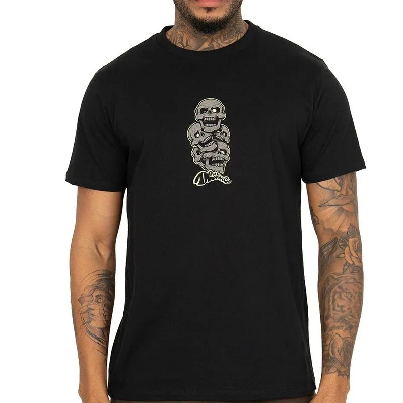 Camiseta DC Shoes Laugh Stack SM26 Masculina Preto M / preto
