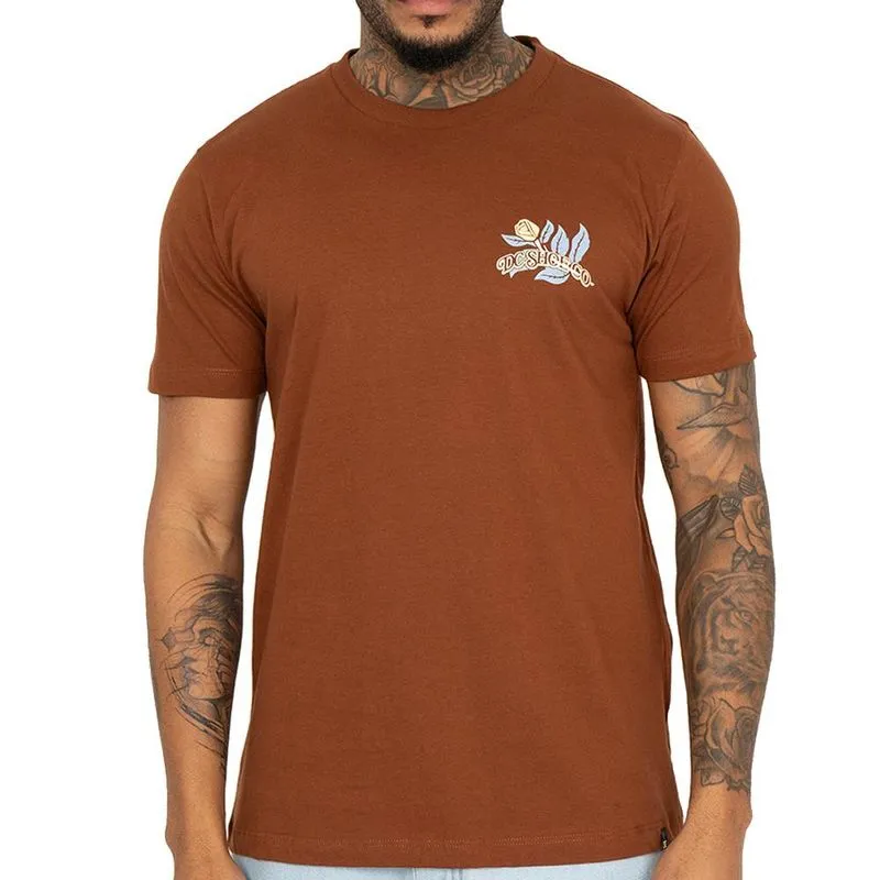 Camiseta DC Shoes Outgrown SM26 Masculina Marrom M / marrom