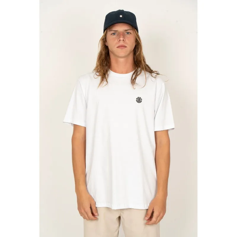 Camiseta Element M/C Basic Crew Branco Camiseta Element M/C Basic Crew Bran-Branco-P