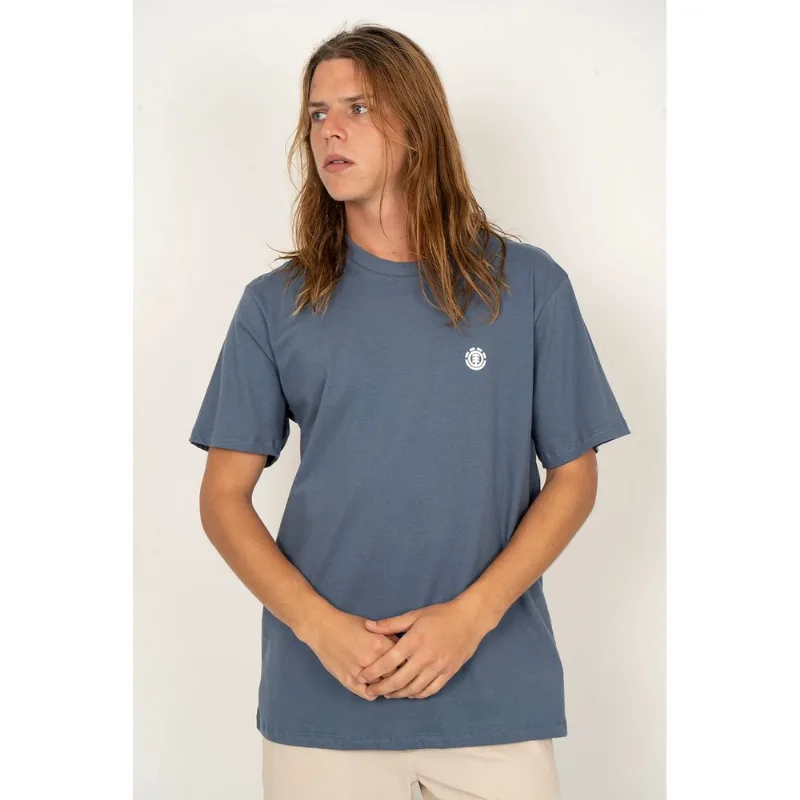 Camiseta Element M/C Basic Crew Azul Camiseta Element M/C Basic Crew Az-Azul-P
