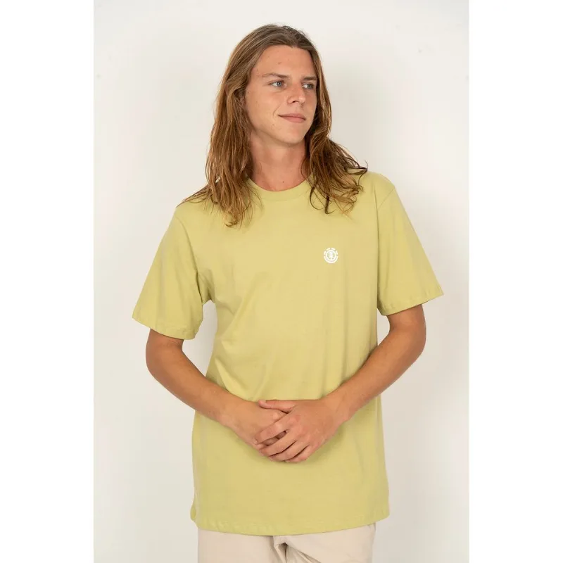 Camiseta Element M/C Basic Crew Verde Claro-Verde Claro-P