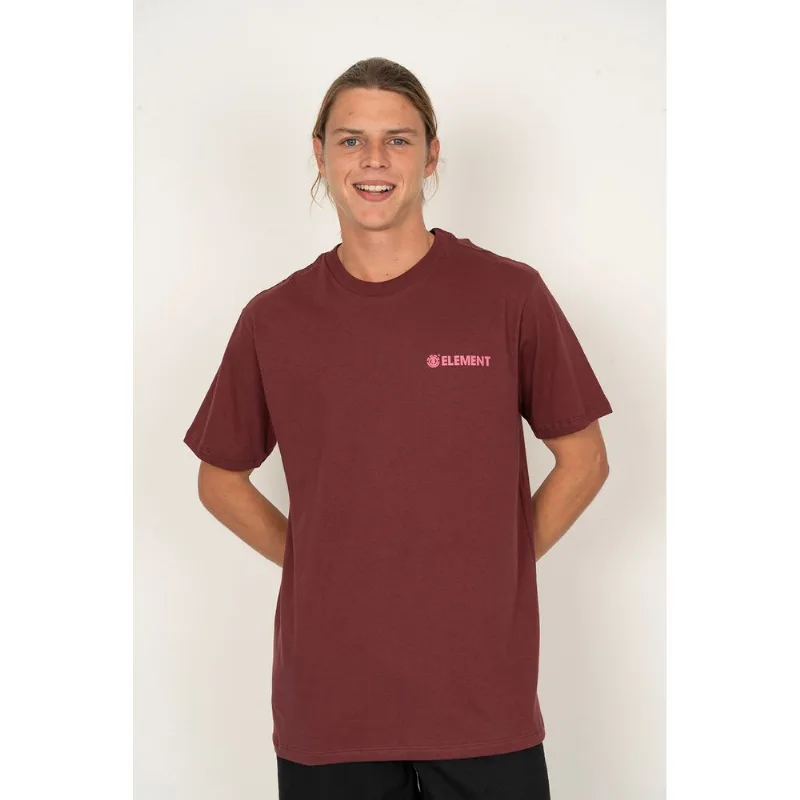 Camiseta Element M/C Blazin Chest Vinho Camiseta Element M/C Blazin Chest Vin-Vinho-GG
