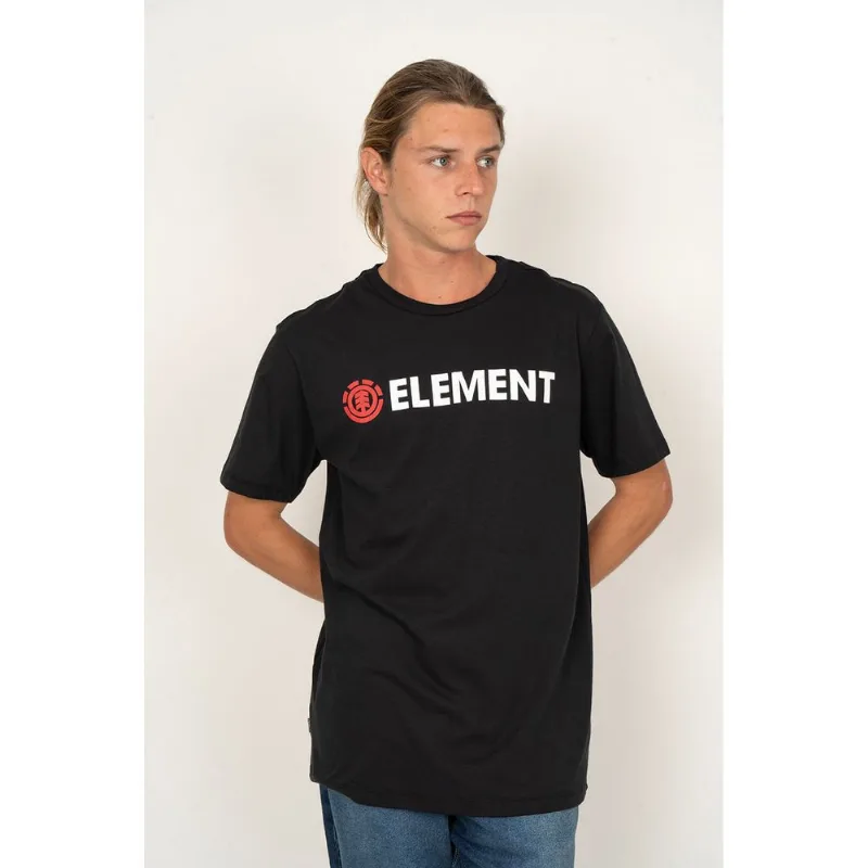 Camiseta Element M/C Blazin Preto-Preto-GG