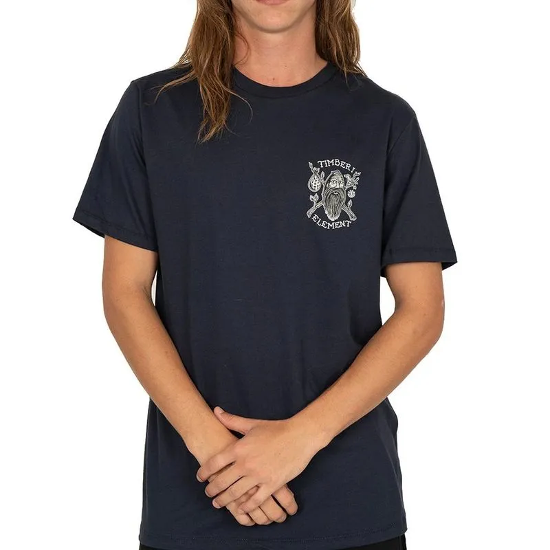 Camiseta Element Woodman SM26 Masculina Marinho P / azul-escuro