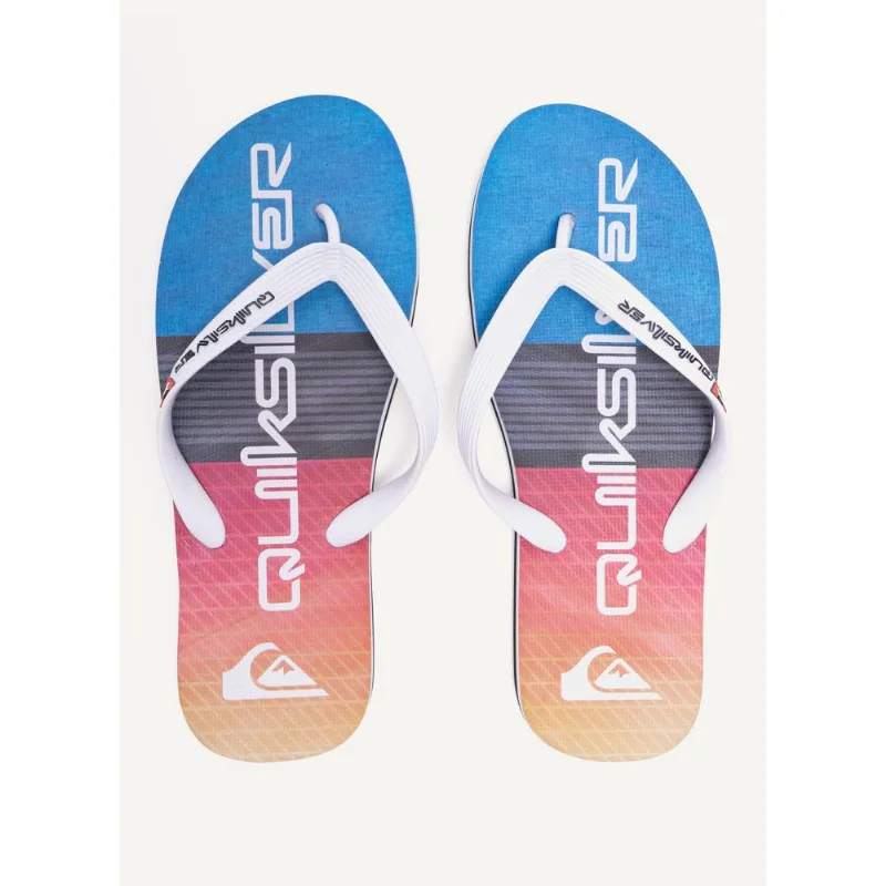 Chinelo Quiksilver Molokai Panel Stripe Laranja 37/-Laranja-43/44