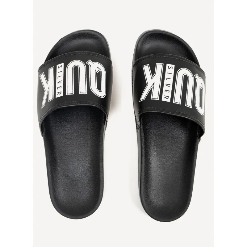 Chinelo Quiksilver Slide Outdoor Preto-Preto-43/44