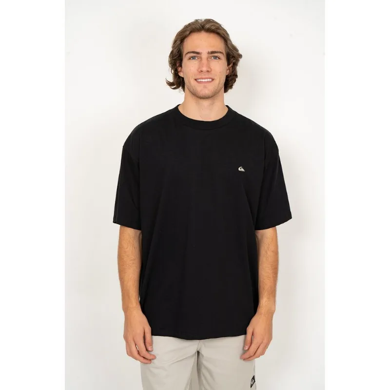 Camiseta Quiksilver M/C Over Embroidery Preto Camiseta Quiksilver M/C Over Embroidery Pre-Preto-M