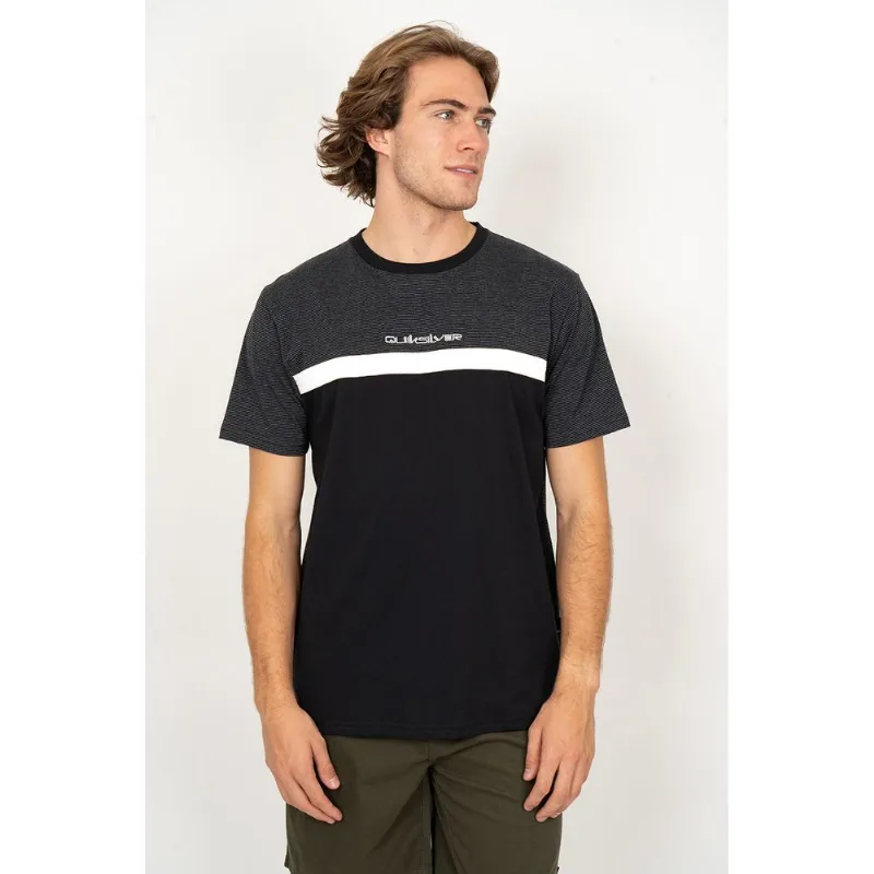 Camiseta Quiksilver M/C Top Liine Preto-Preto-GG