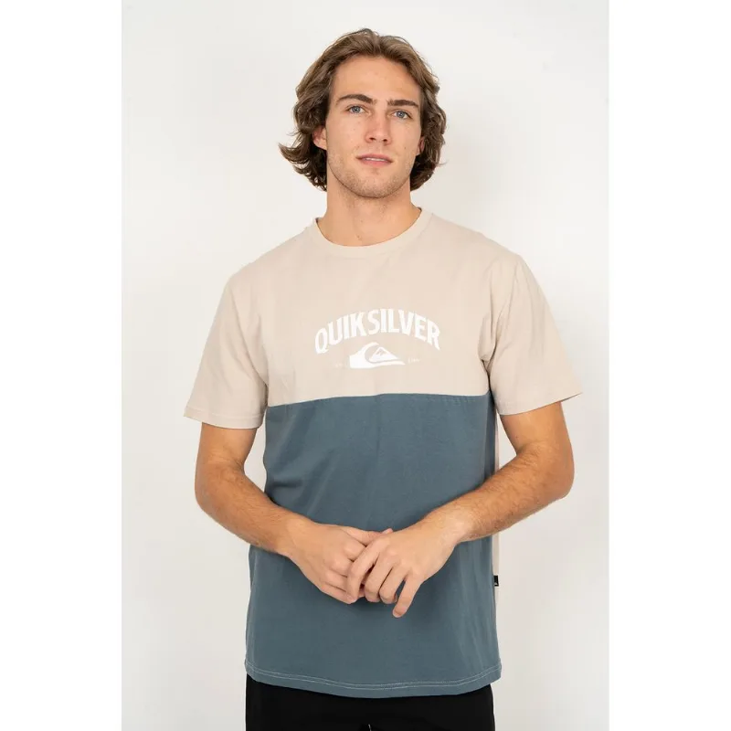 Camiseta Quiksilver M/C Knowledge Area Areia-Areia-M