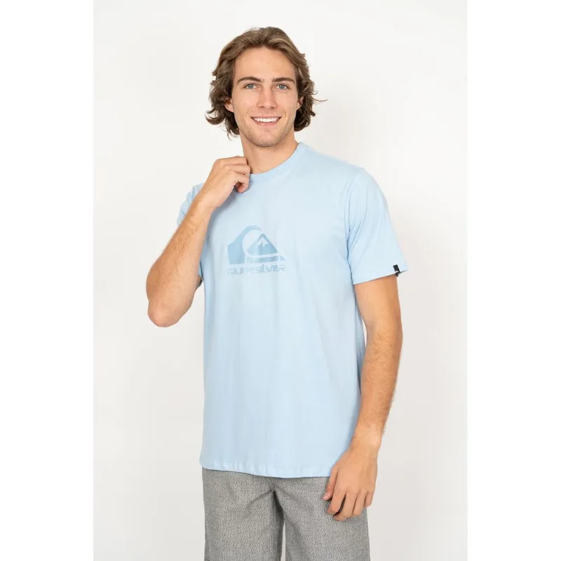 Camiseta Quiksilver M/C New Comp Logo Azul Claro Camiseta Quiksilver M/C New Comp Logo Azul Cla-Azul Claro-G