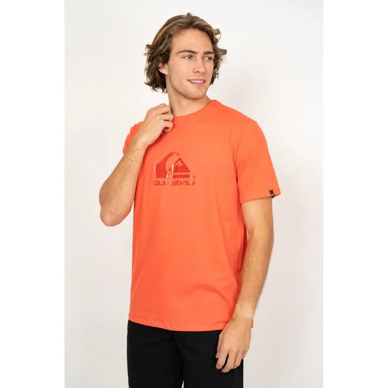 Camiseta Quiksilver M/C New Comp Logo Vermelho Claro Camiseta Quiksilver M/C New Comp Logo Vermelho Cla-VERMELHO CLARO-M