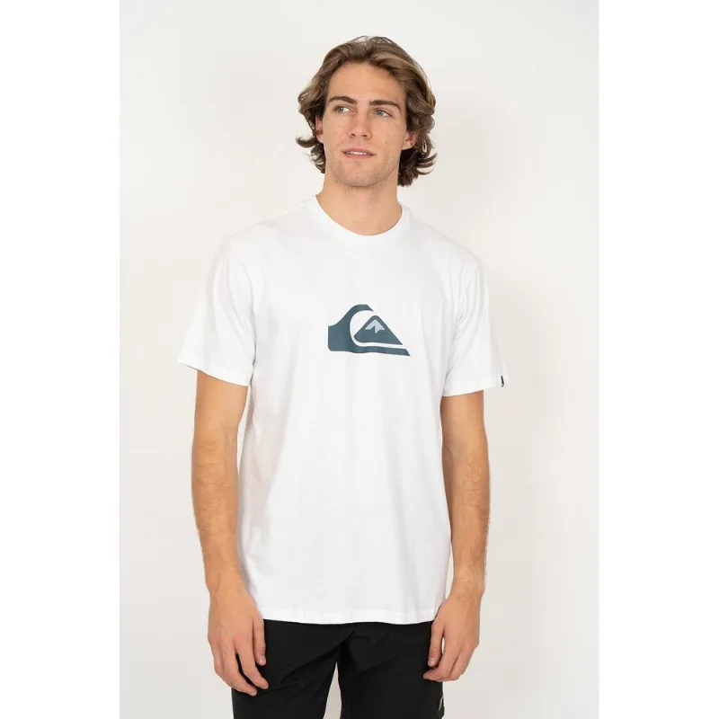 Camiseta Quiksilver M/C Comp Logo Branco-Branco-M