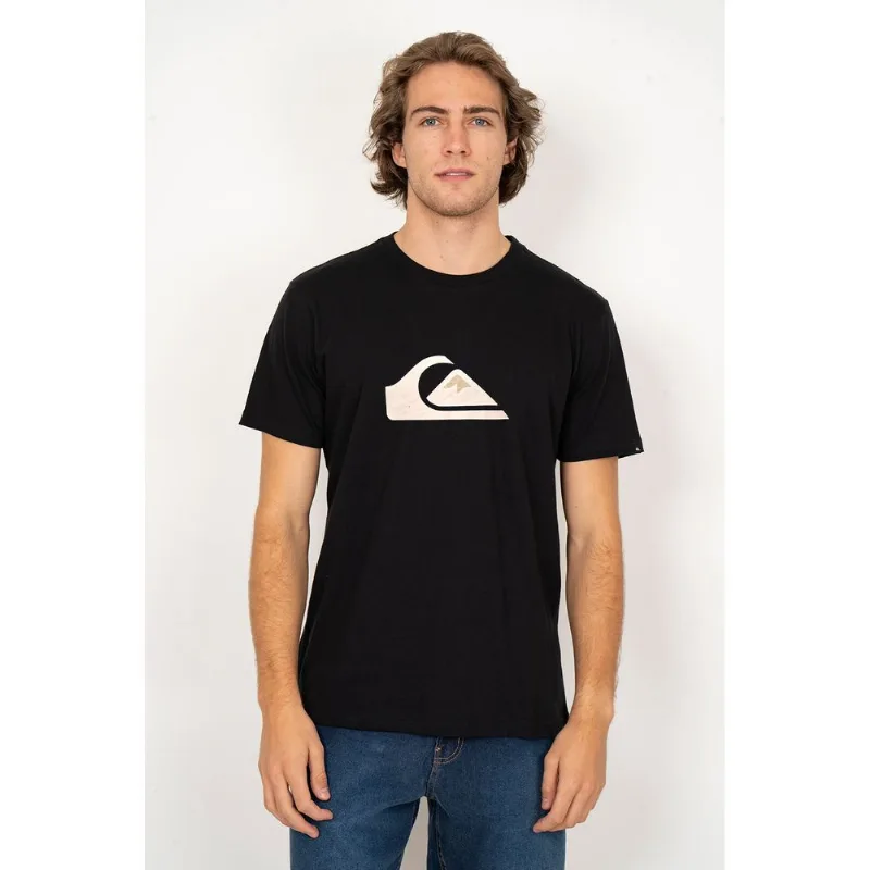 Camiseta Quiksilver M/C Comp Logo Preto-Preto-G