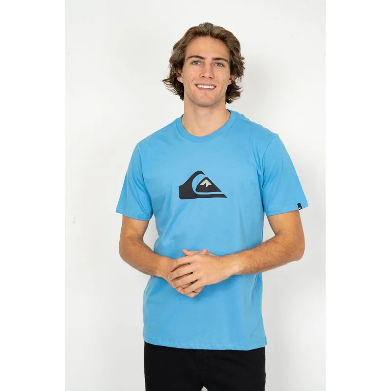 Camiseta Quiksilver M/C Comp Logo Azul-Azul-P