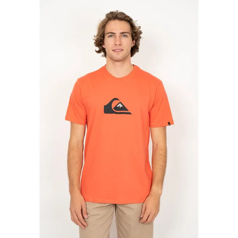 Camiseta Quiksilver M/C Comp Logo Vermelho Claro-VERMELHO CLARO-GG