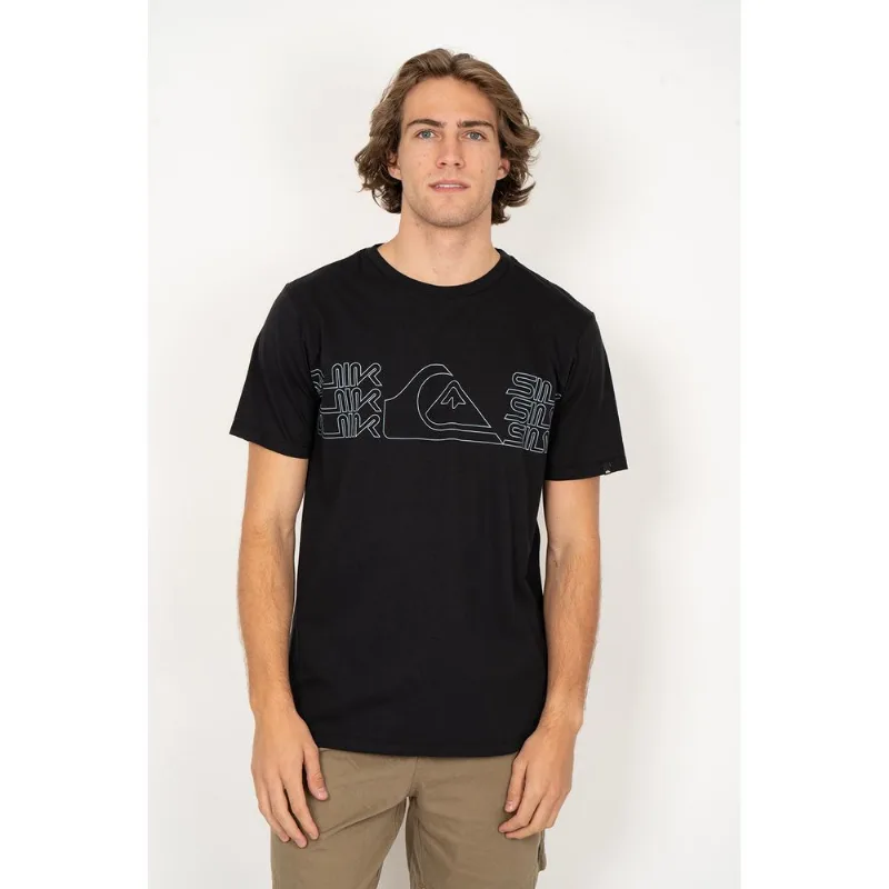 Camiseta Quiksilver M/C Big Block Preto-Preto-M