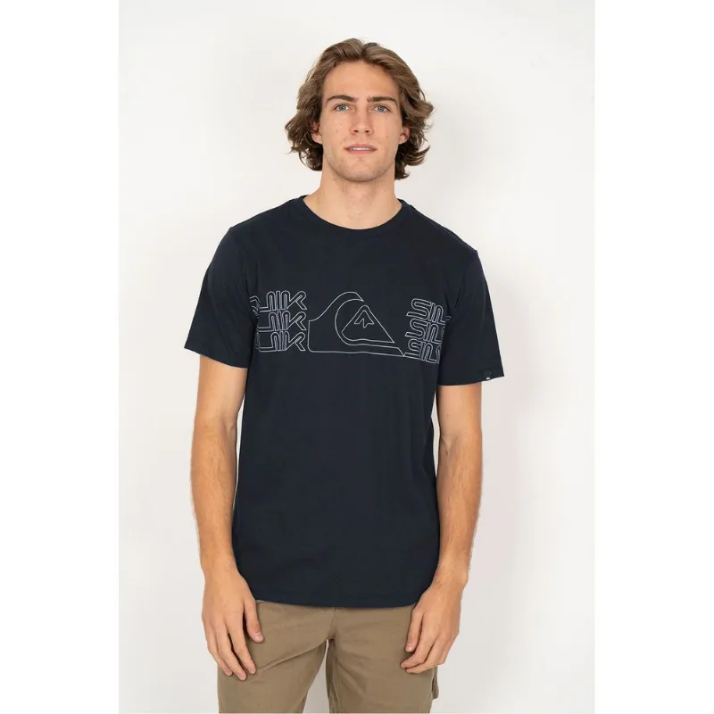 Camiseta Quiksilver M/C Big Block Marinho-Marinho-P