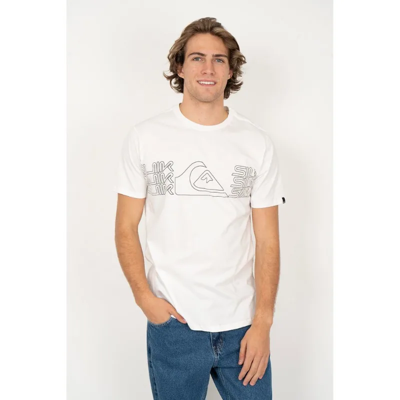 Camiseta Quiksilver M/C Big Block Snow White Camiseta Quiksilver M/C Big Block Snow Whi-SNOW WHITE-G