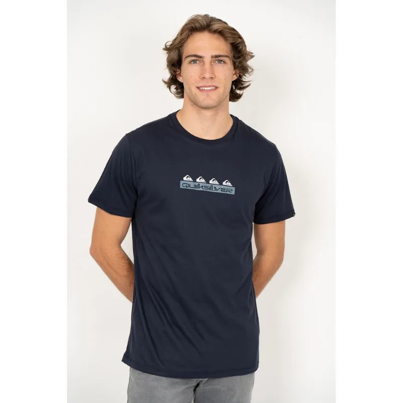 Camiseta Quiksilver M/C Comp Check Marinho-Marinho-M