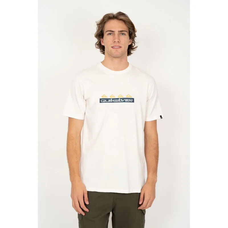 Camiseta Quiksilver M/C Comp Check Snow White-SNOW WHITE-GG