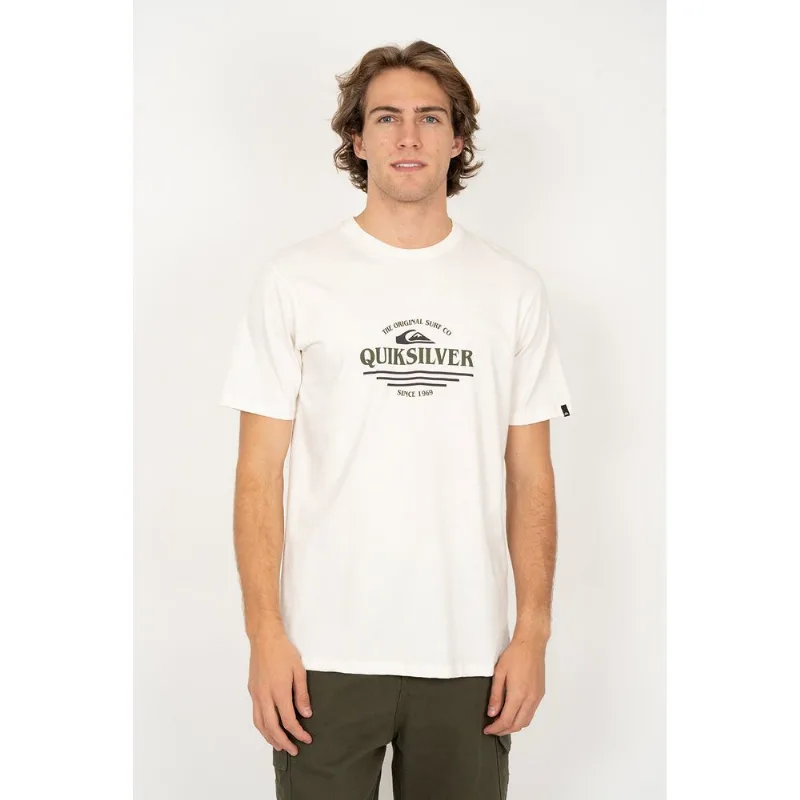 Camiseta Quiksilver M/C Type Line Snow White-SNOW WHITE-GG